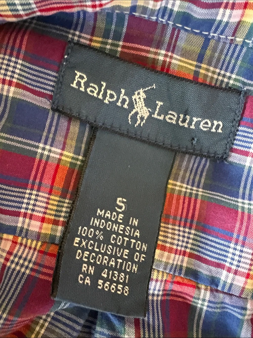 RALPH LAUREN Vintage Boys Button down Dress Shirt EUC Size 5